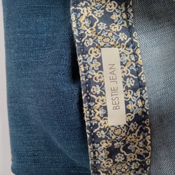 VINTAGE AMERICA BLUES WOMEN'S BLUE JEANS SIZE 14R NWT‎ WAIST MEASURES 19.5" - Picture 4 of 16